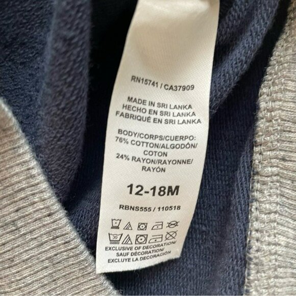 Splendid Baby Navy Sweater 12-18m Casual Everyday - Picture 4 of 5